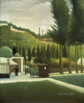 アンリ・ルソー Painting - 料金所 1890 3 アンリ・ルソー ポスト印象派 素朴原始主義